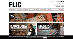 Desktop Screenshot of flicfestival.com